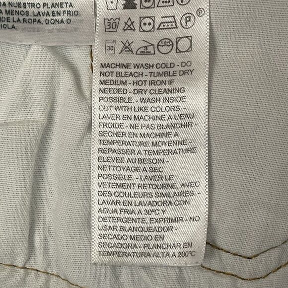 Levis 501 Jeans Womens 29X26 Blue High Rise Button Fly Crop Distressed Denim - Picture 12 of 14